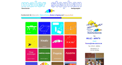 Desktop Screenshot of maler-stephan.de